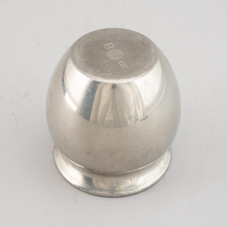 Estrid Ericson, a pewter vase, Firma Svenskt Tenn, Stockholm 1976.