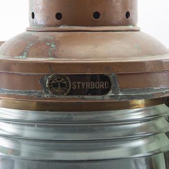 Lanternor ett par GV Harnisch Köpenhamn 1900-talets förta hälft.