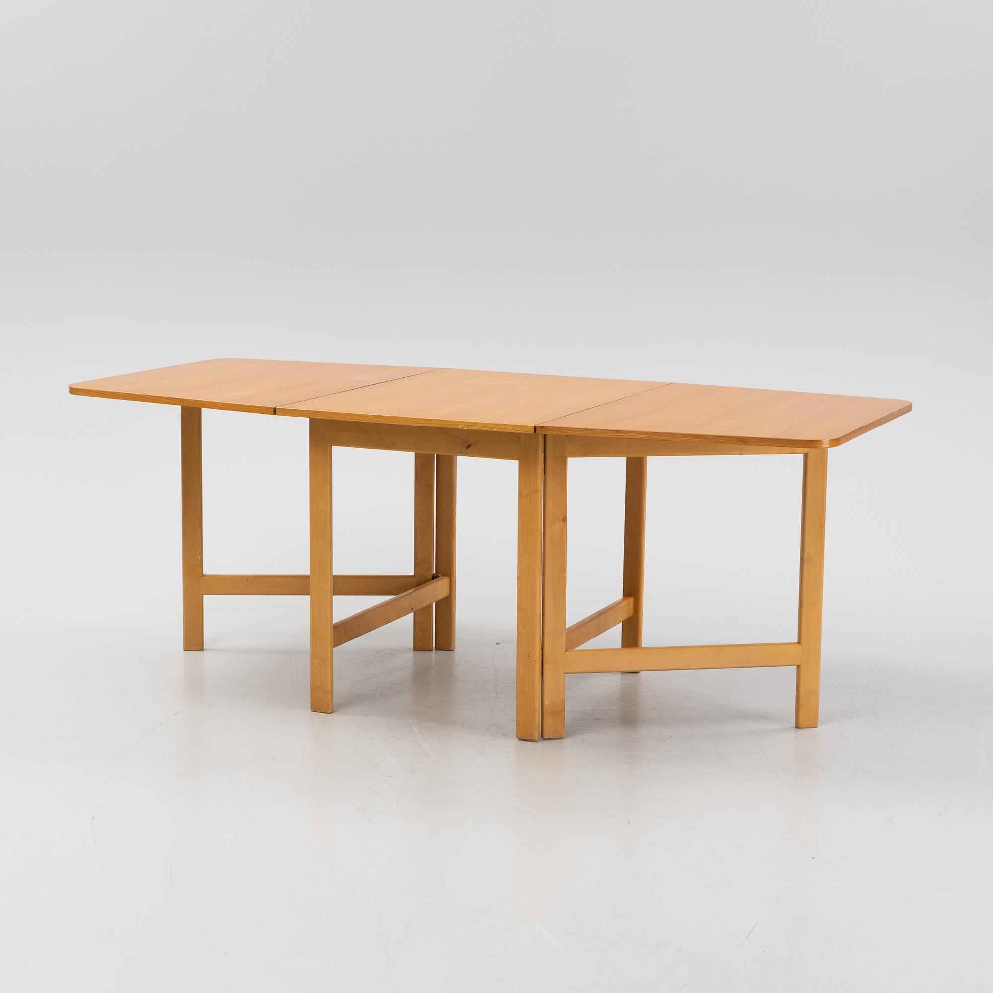 A gate-legged table by Nordiska Kompaniet 1956.
