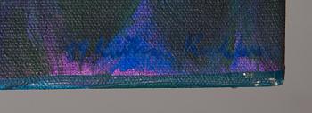 Kristian Krokfors, acrylic on canvas, signed and dated -89.