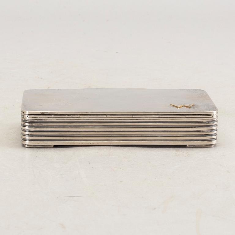a Danish sterling silver box.