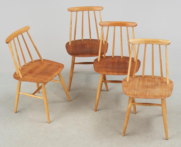 STOLAR, 4 st, "Fanett", Ilmari Tapiovaara, Edsbyverken, 1900-talets mitt.