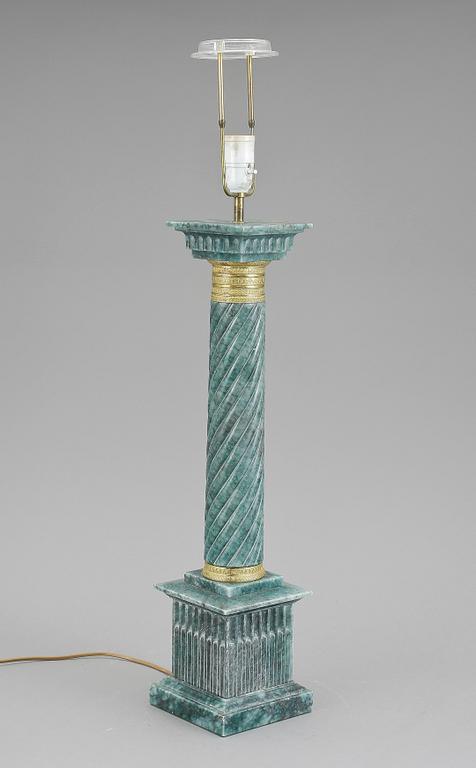 BORDSLAMPA, 1900-tal. Empirestil.