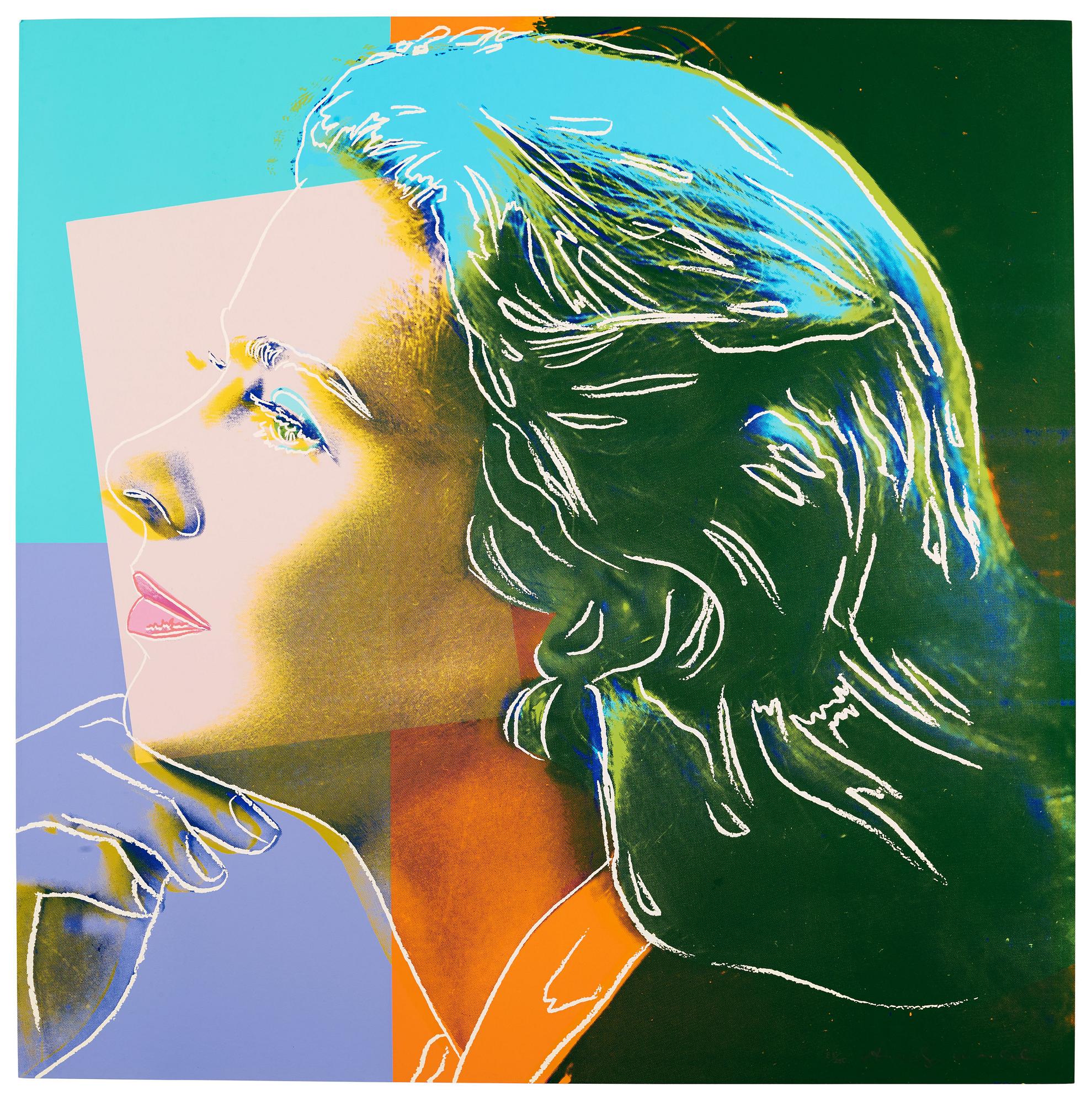 Andy Warhol, "Three portraits of Ingrid Bergman by Andy Warhol".