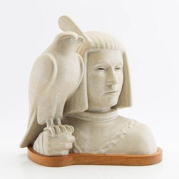 Gunnar Nylund, "Falkeneraren", Rörstrand, 1940-tal.