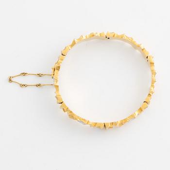 Björn Weckström, armband, "Alba", 18K guld och platina. Lapponia 1987.