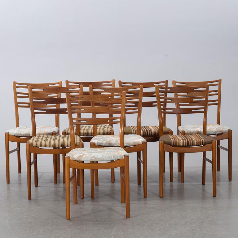 A set of eight chairs "Della" by IKEA, 1960's.