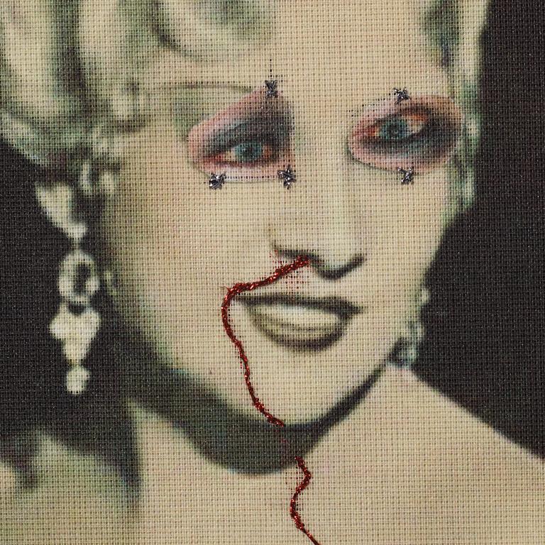 Francesco Vezzoli, "Ritratto Surrealista di Mae West (l'age d'or)".