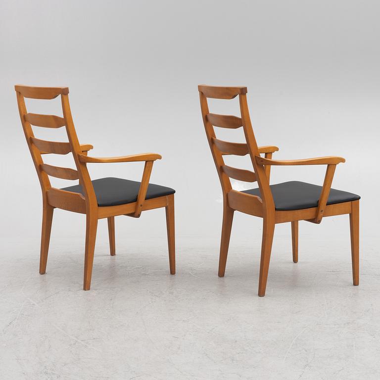 Carl Malmsten, armchairs, a pair, "The Armorer".