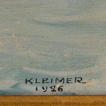 AXEL KLEIMER, olja på duk, sign.