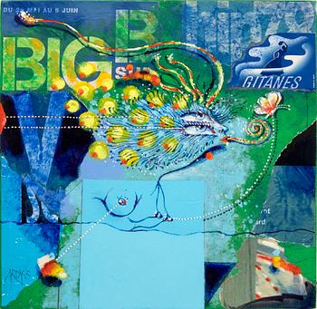 Ardy Strüwer,  "Blå hägring (Blue mirage)".