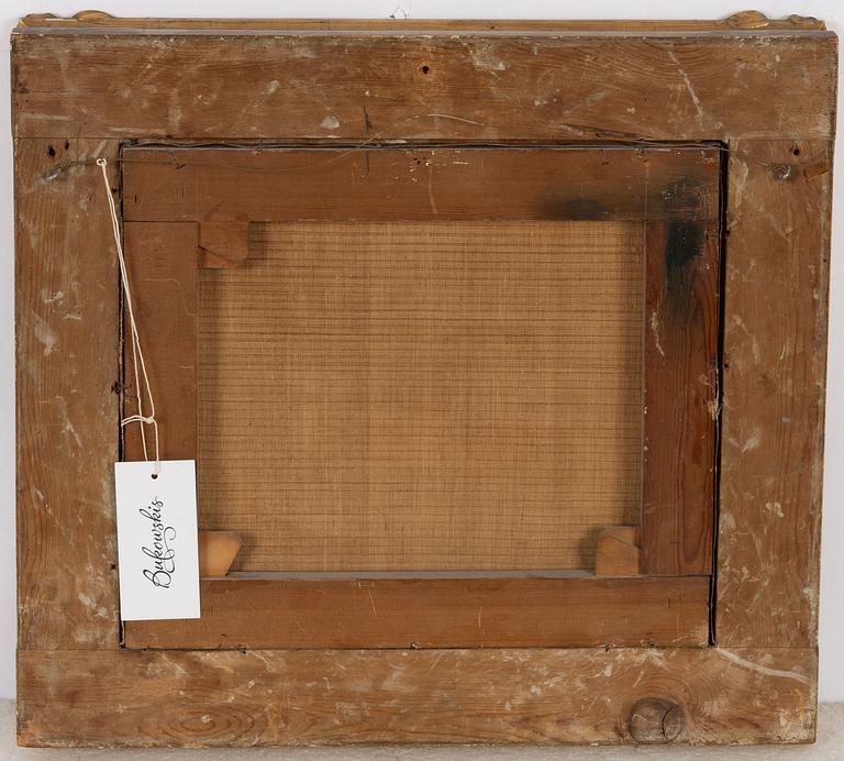 Joseph Magnus Stäck, Hamnscen med figurer i båtar.