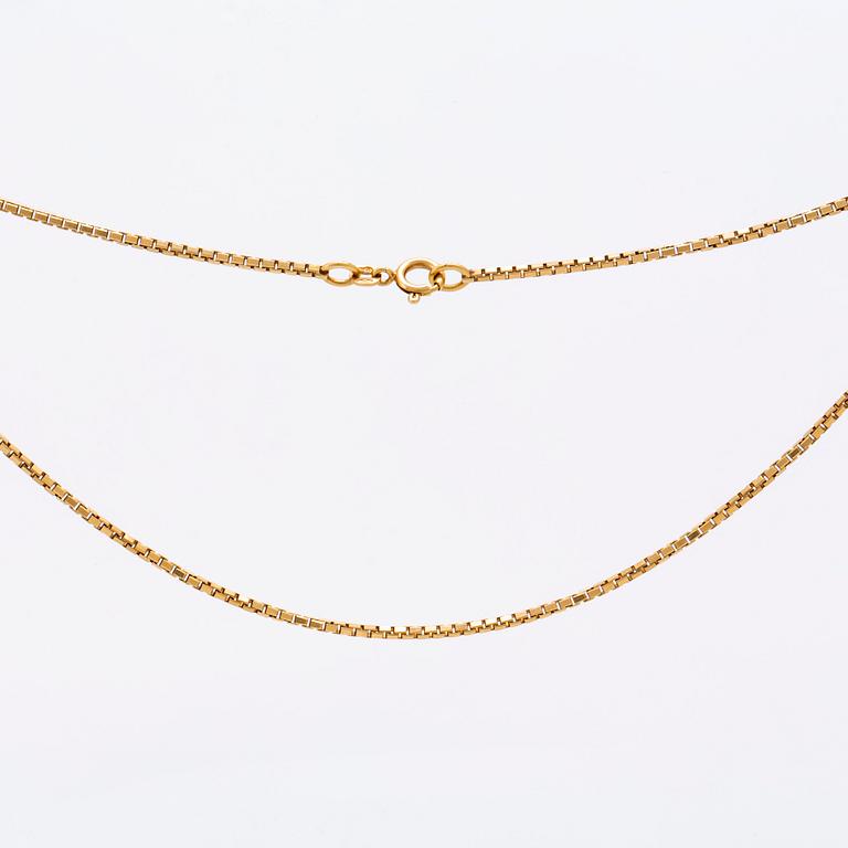 Goldchain, 18K, approx 38 cm, 10.2 g.