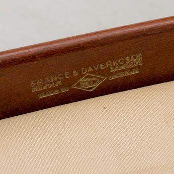 FÅTÖLJ, Ole Wanscher, France Daverkosen, 1900-talets andra hälft.