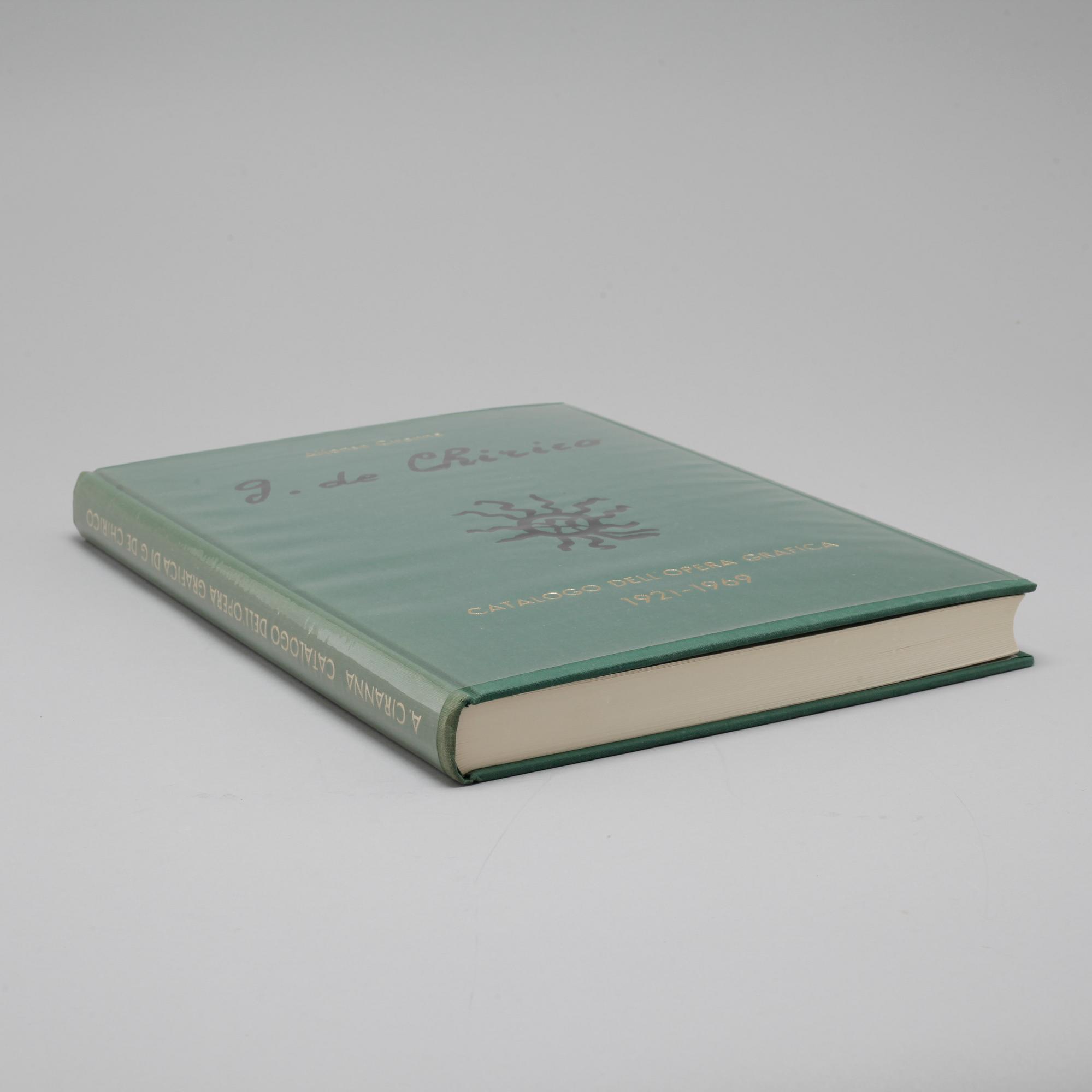 A book by Alfonso Ciranna, "Giorgio de Chirico", numbered 195/1500, Italy, 1969.