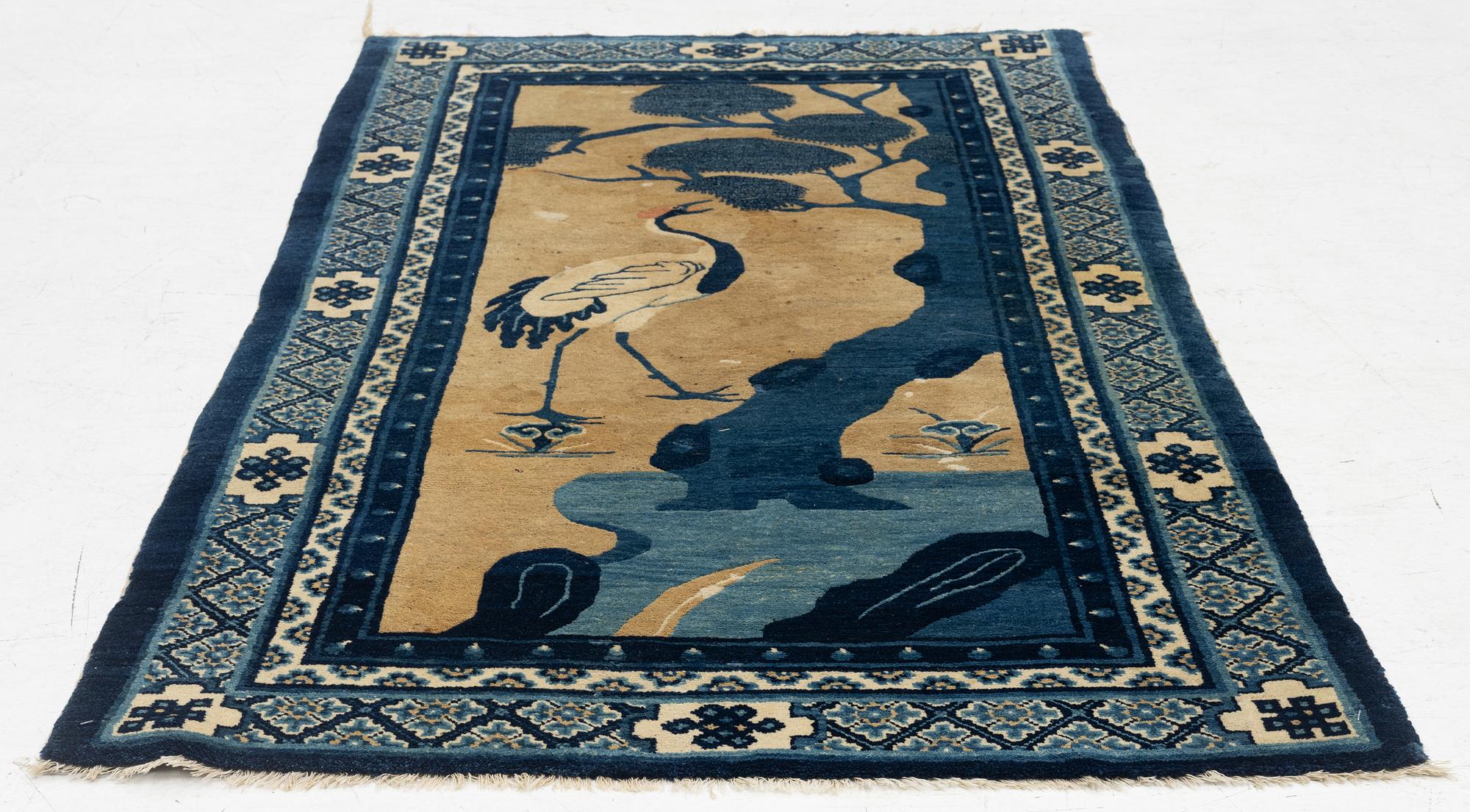 Carpet, China, Baotou, approx. 185 x 97 cm.