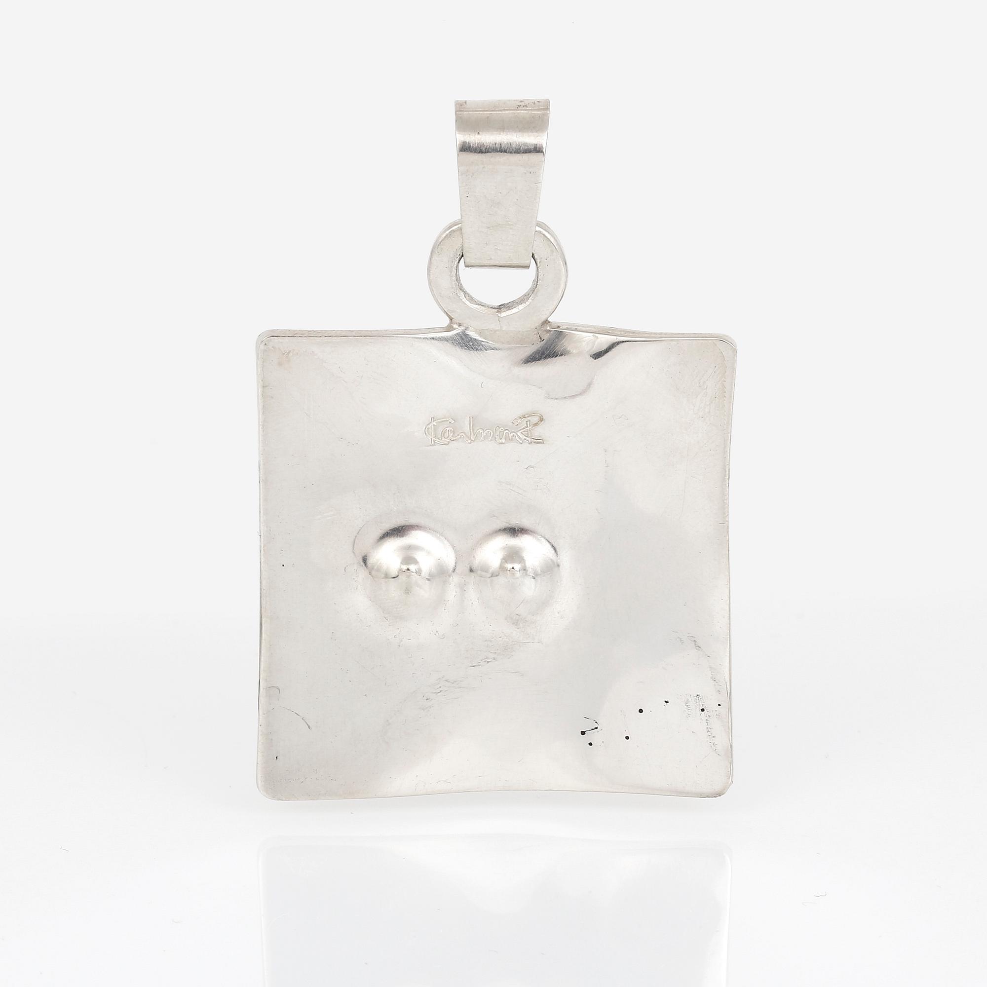 HÄNGE, sterling silver, Rolf Karlsson, Grillby, 1993. Total vikt ca 31,44 g.