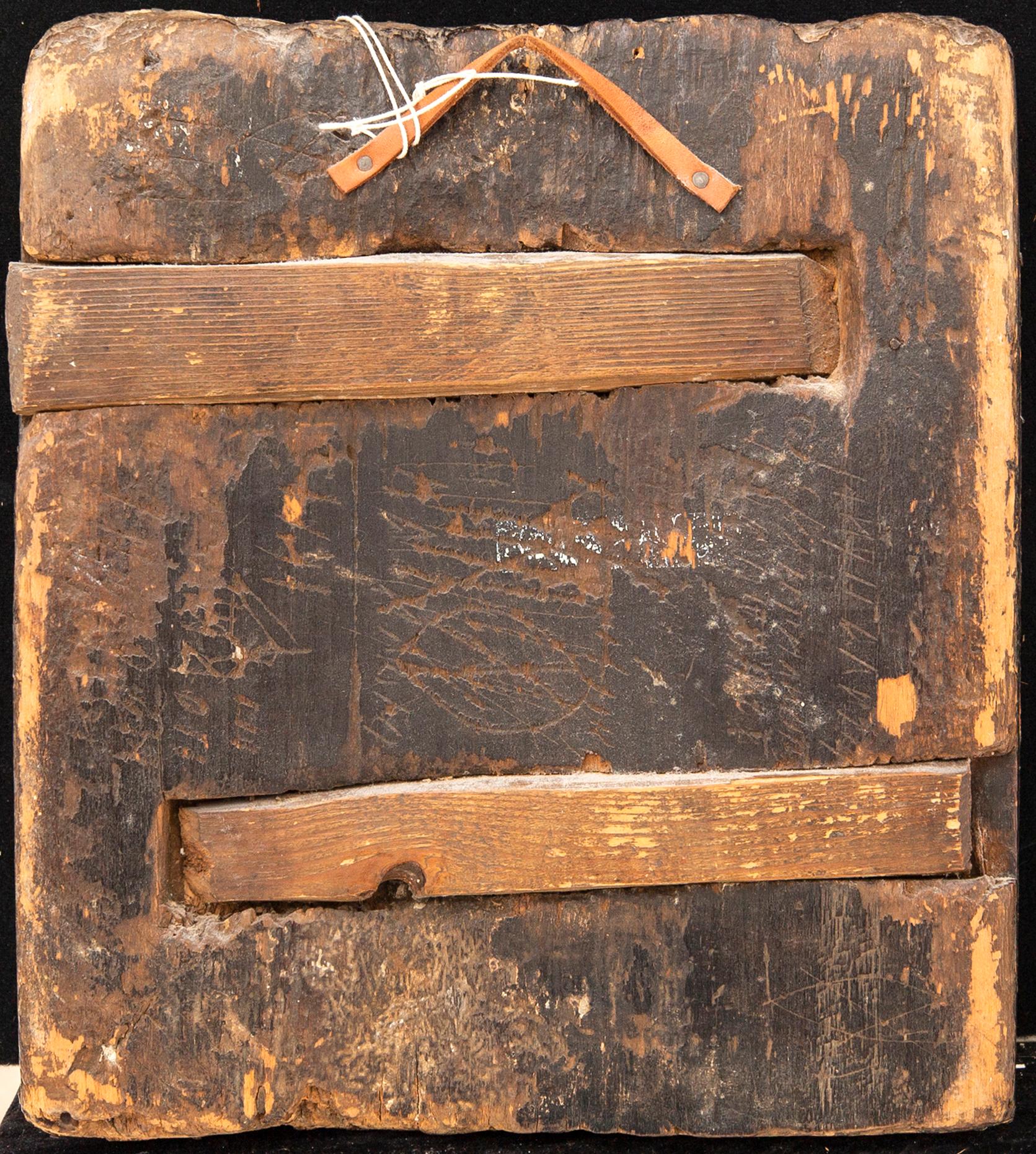 Ikon Ryssland 1700-tal eller äldre tempera på pannå.