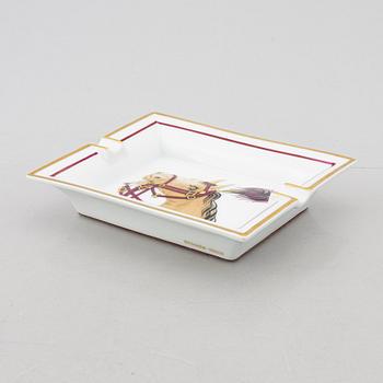 Hermès, ashtray, porcelain, France.