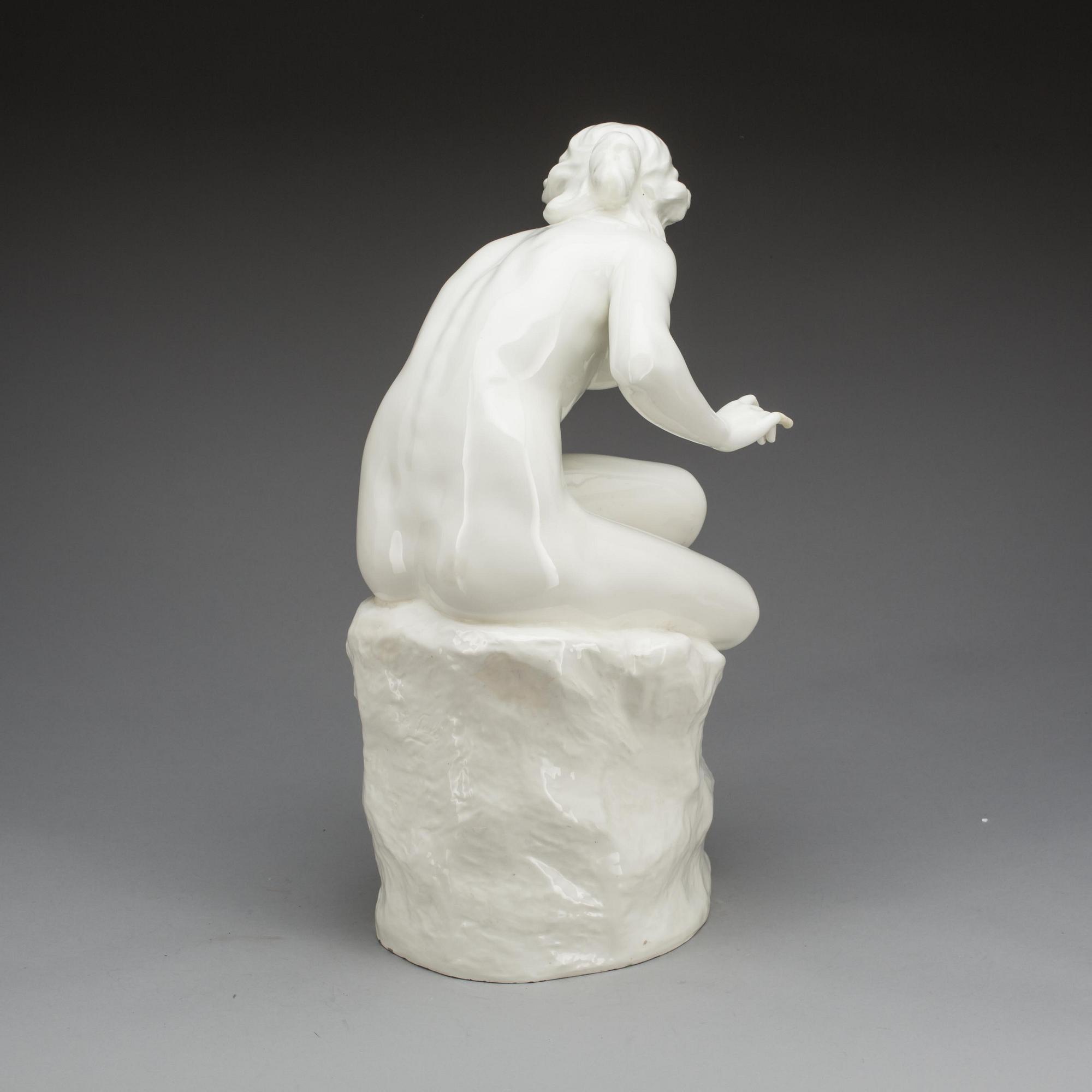 FIGURIN, E. Tell, Goldscheider, Wien. 1900-talets början.