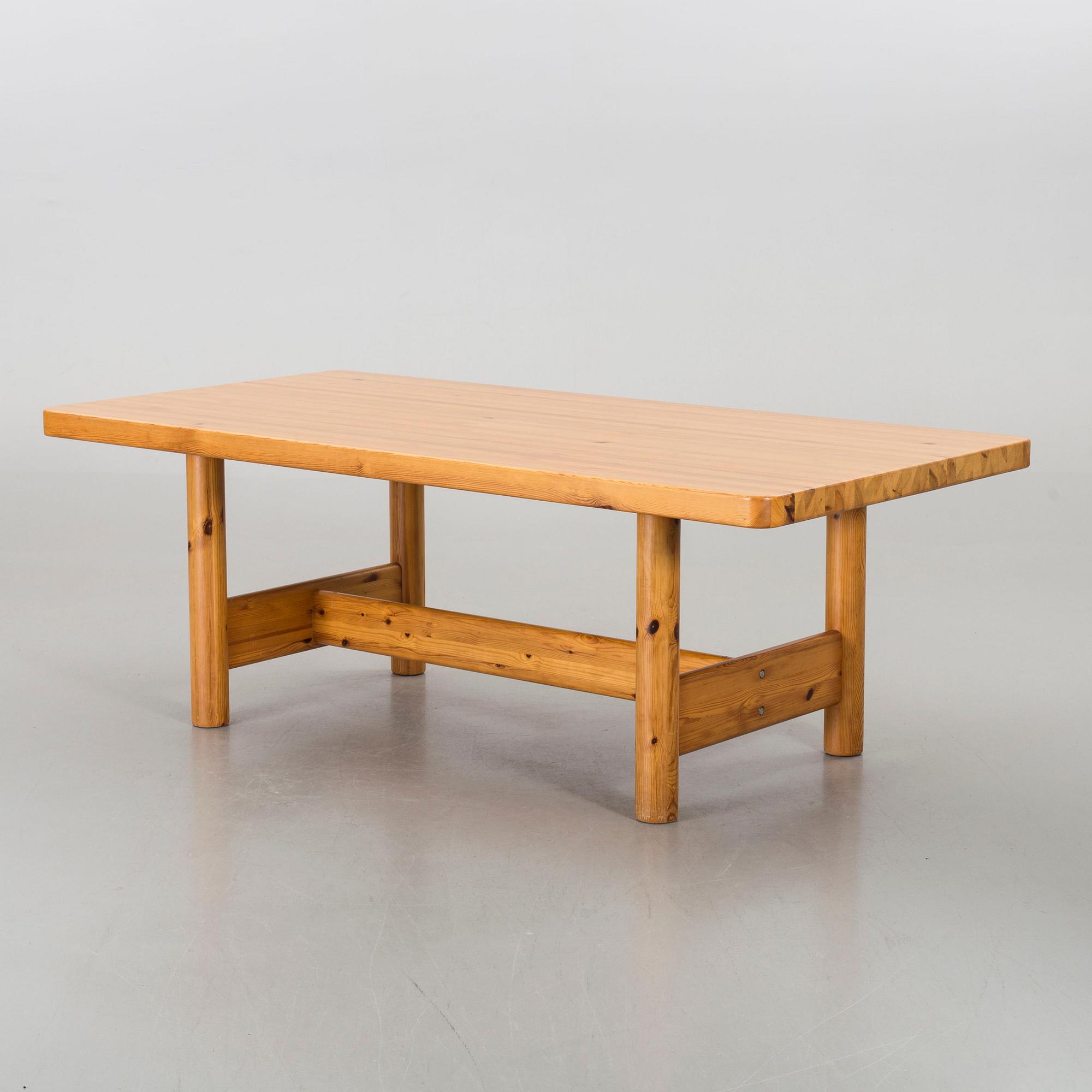 A RAINER DAUMILLER PINE TABLE, by Hirtshalls savvaerk.