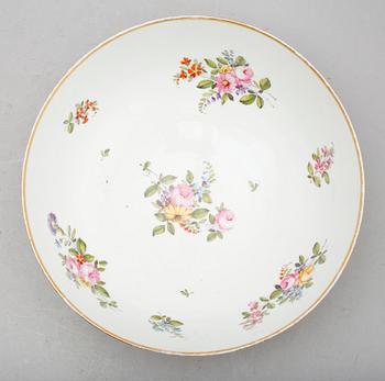 SKÅL, porslin, sannnolikt Frankrike, 1800-/1900-tal.