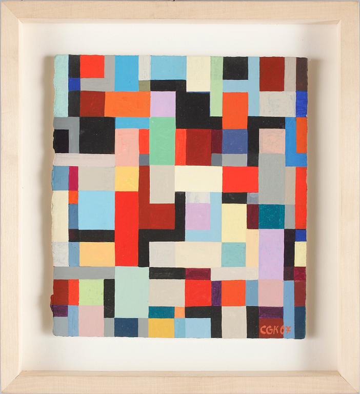 C GÖRAN KARLSSON, tempera, sign CGK07.