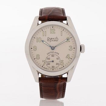 AUGUSTE REYMOND, Unitas 6498, wrist watch, 44 mm.