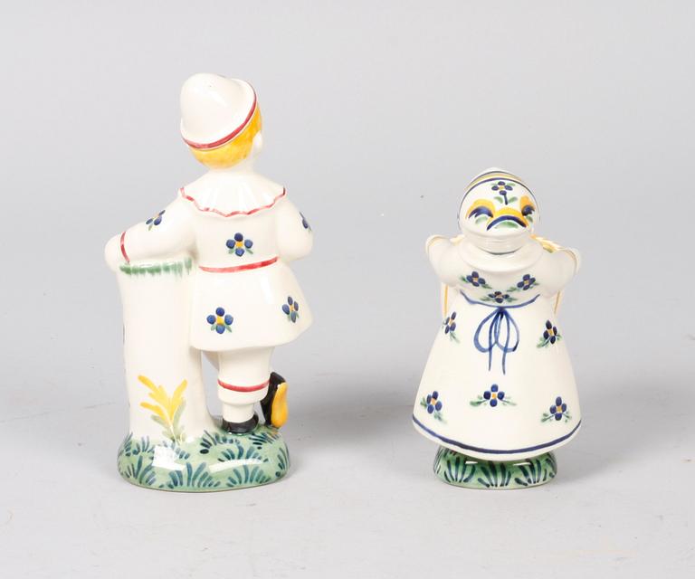 FIGURINER, 2 st. porslin, Karl-Martin Hansen, Danmark.