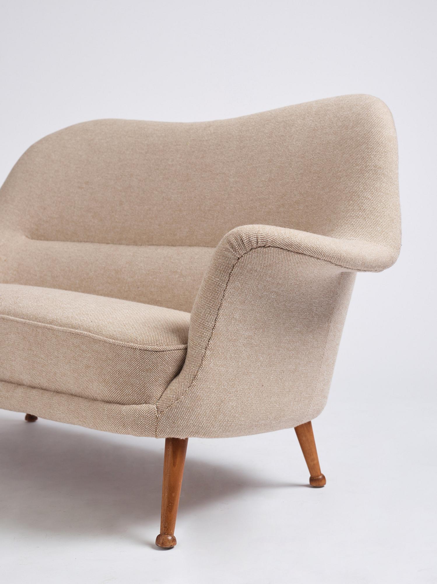 Arne Norell, "Divina", soffa, Westbergs möbler AB, Tranås 1960-tal.