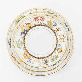 Camille Le Tallec, service 18 pcs "Cirque Chinois", for Tiffany & Co.