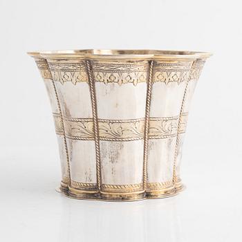 A Parcel Gilt Silver Beaker, so called 'Margrethe bæger'.