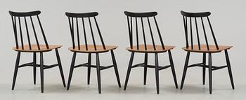 STOLAR, 4 st, "Fanett", Ilmari Tapiovaara, Edsbyverken, 1900-talets mitt.