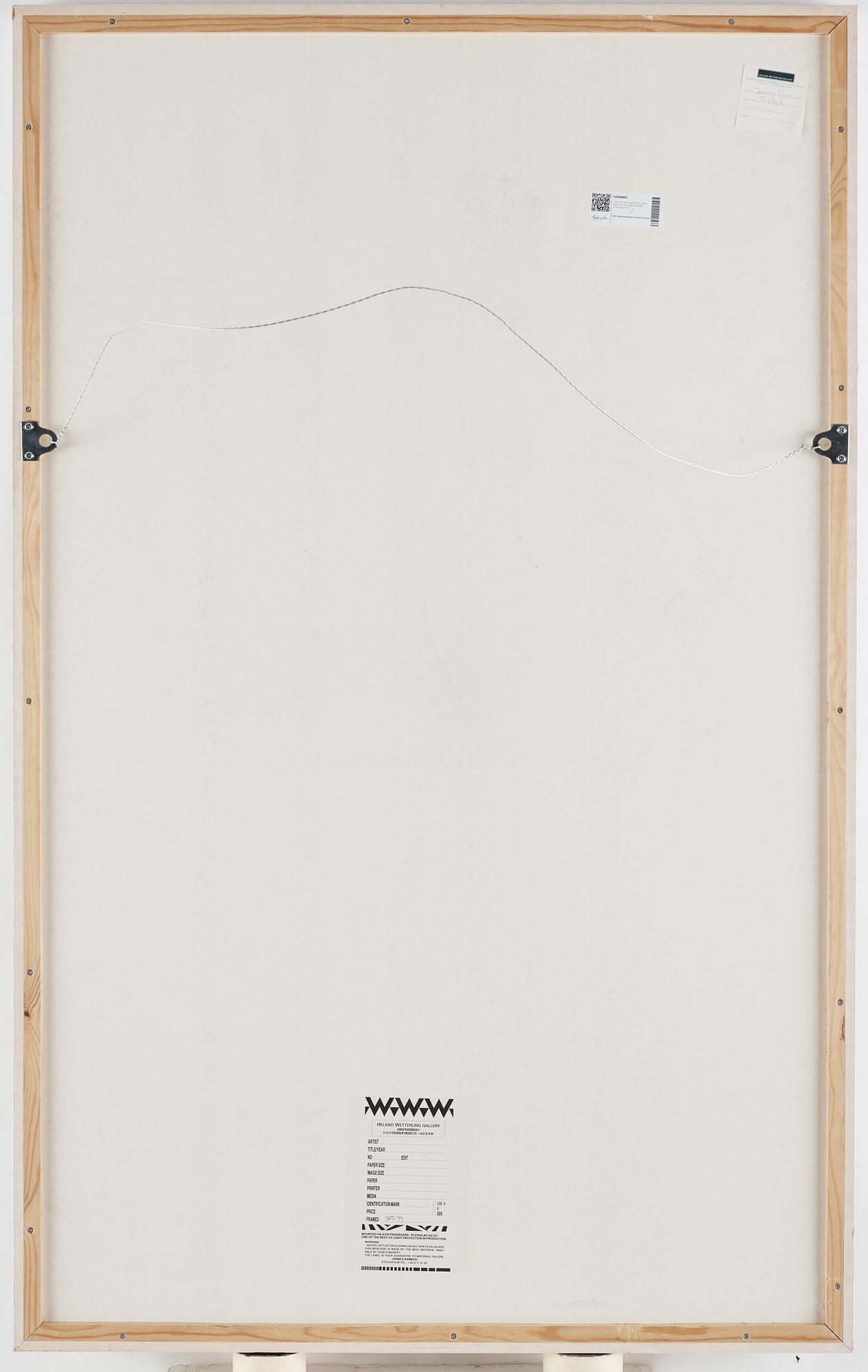 James Brown, diptych, etching, signed and dated 1990.