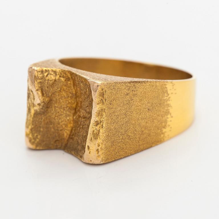 Björn Weckström, ring, 14K guld, Lapponia 1973.