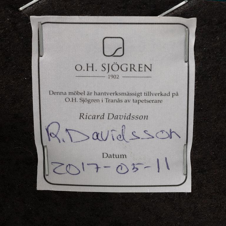 Josef Frank, soffa "Långsoffan", modell 3031, Firma Svenskt Tenn.