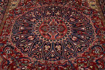 Matta, semiantik/old, Heris, ca 348 x 264 cm.