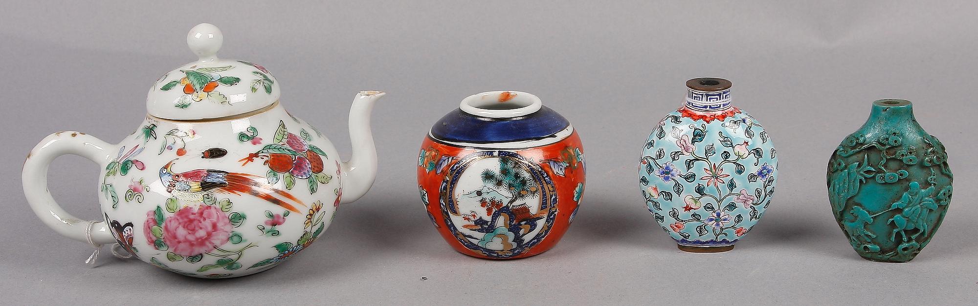PARTI 17 delar, keramik, Kina 1800/1900-tal.