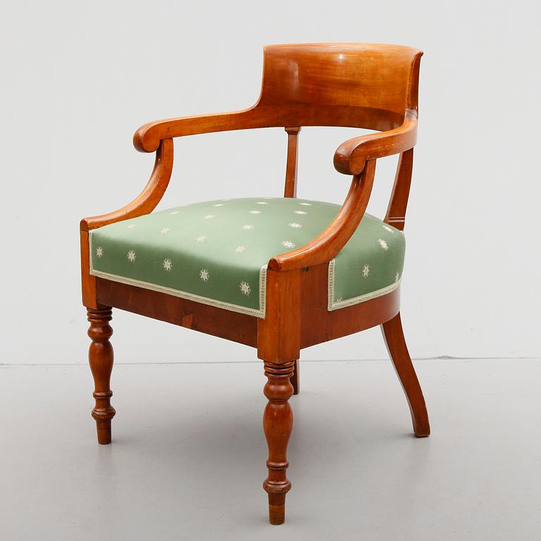 SKRIVSTOL, senempire, 1800-talets första hälft.