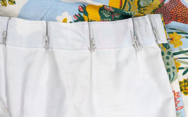 Josef Frank, curtains, a pair, "Anacreon", Svenskt Tenn.