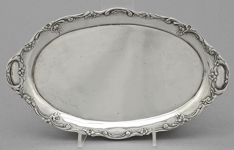 PARTI SILVER, 4 delar, silver, 1900-tal. Vikt 520 g.