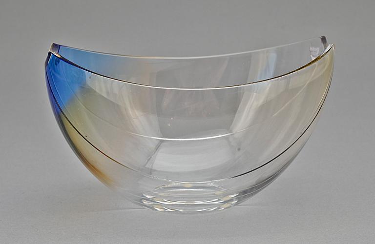 SKÅL, glas, Gunnar Cyrén, Orrefors, Gallery 36-85, sign.