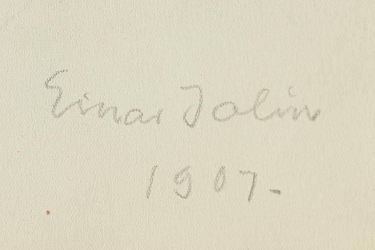 Einar Jolin, Seated Model.