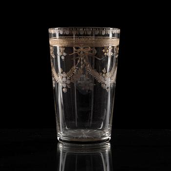 GLAS, sex stycken. Sverige, sengustavianska, omkring år 1800.