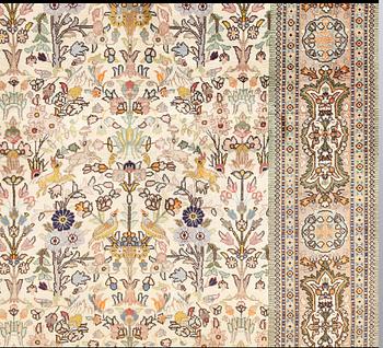 A Täbriz Tabatabai carpet, c.  352 x 240 cm.