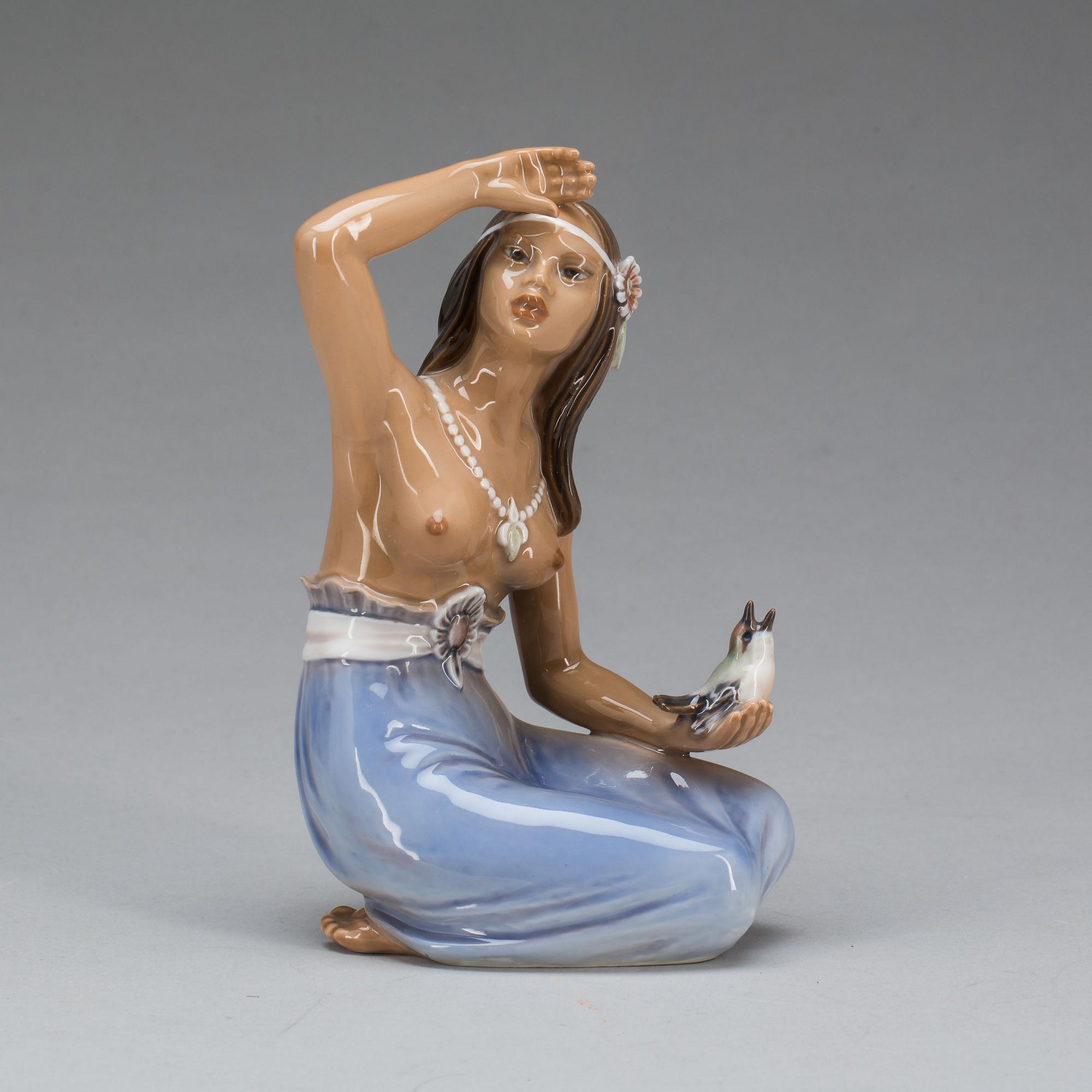 FIGURIN, porslin, Dahl Jensen.