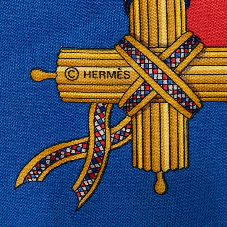 Hermès, scarf, “1789 Liberté Égalité Fraternité”.