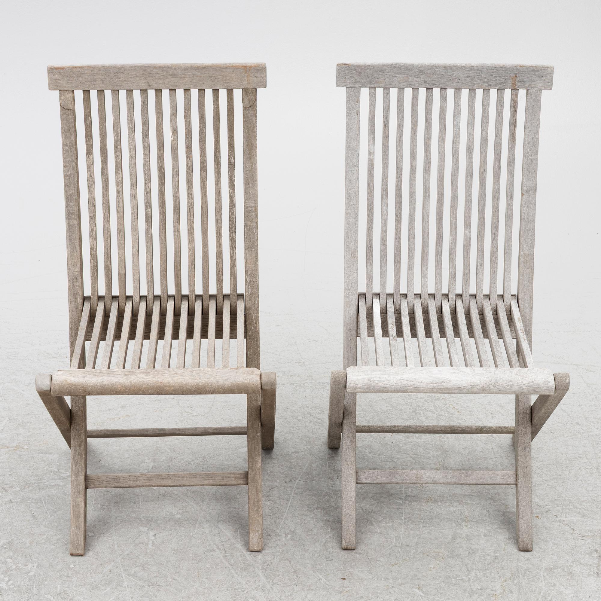 A Gunilla Norin garden set, 'Viken' by Berga Form, Sweden, 1990's/early 2000's.