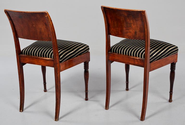 STOLAR, ett par, 1800-tal.