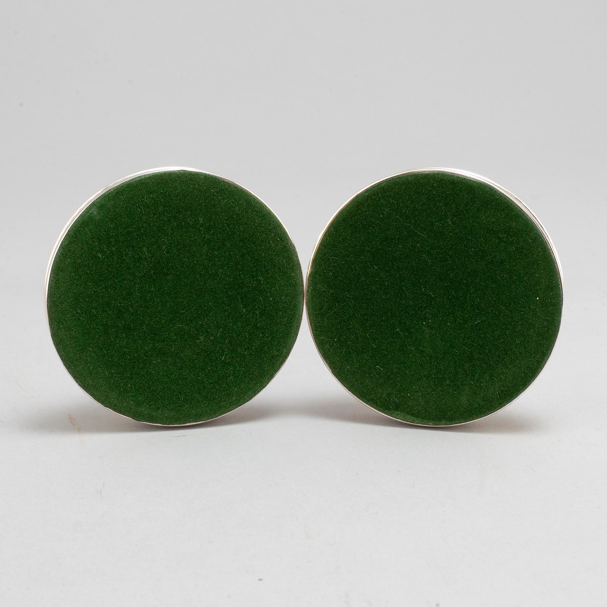 ERIC LÖFMAN, a pair of silver candle sticks, Uppsala 1972.